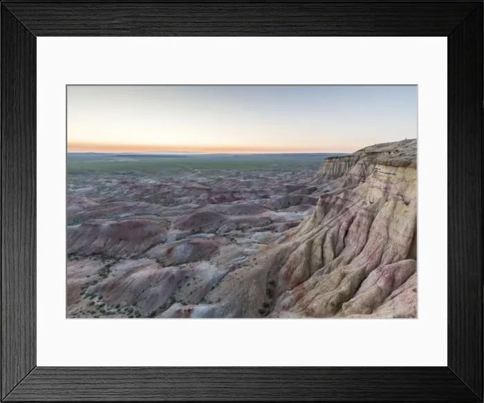 Framed Print : White Stupa sedimentary rock formations at dusk, Ulziit, Middle Gobi province, Mongolia Framed Print : White Stupa sedimentary rock formations at dusk, Ulziit, Middle Gobi province, Mongolia