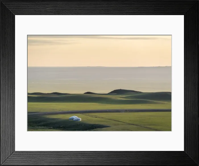 Framed Print : Nomadic camp and hills, Bayandalai district, South Gobi province, Mongolia, Central Asia Framed Print : Nomadic camp and hills, Bayandalai district, South Gobi province, Mongolia, Central Asia