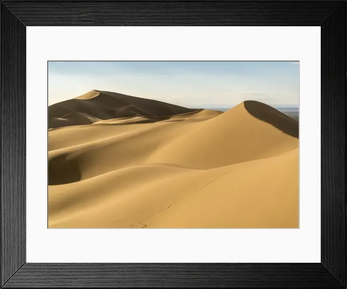 Framed Print : Khongor sand dunes in Gobi Gurvan Saikhan National Park, Sevrei district, South Gobi province Framed Print : Khongor sand dunes in Gobi Gurvan Saikhan National Park, Sevrei district, South Gobi province