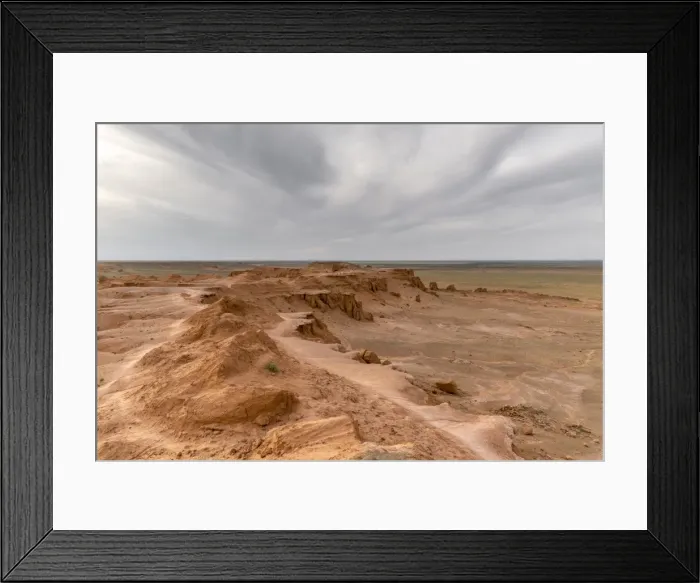 Framed Print : Flaming cliffs, Bajanzag, South Gobi province, Mongolia, Central Asia, Asia Framed Print : Flaming cliffs, Bajanzag, South Gobi province, Mongolia, Central Asia, Asia