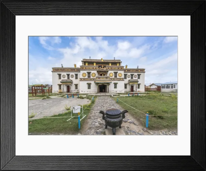 Framed Print : Main temple in Erdene Zuu Buddhist Monastery, Harhorin, South Hangay province, Mongolia Framed Print : Main temple in Erdene Zuu Buddhist Monastery, Harhorin, South Hangay province, Mongolia