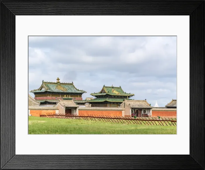 Framed Print : Temples in Erdene Zuu Monastery, Harhorin, South Hangay province, Mongolia, Central Asia Framed Print : Temples in Erdene Zuu Monastery, Harhorin, South Hangay province, Mongolia, Central Asia