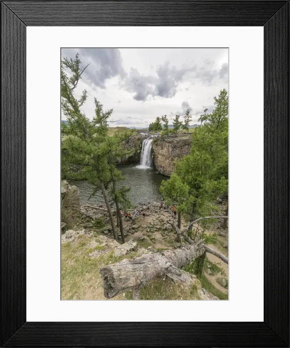 Framed Print : Red waterfall, Orkhon valley, South Hangay province, Mongolia, Central Asia, Asia Framed Print : Red waterfall, Orkhon valley, South Hangay province, Mongolia, Central Asia, Asia