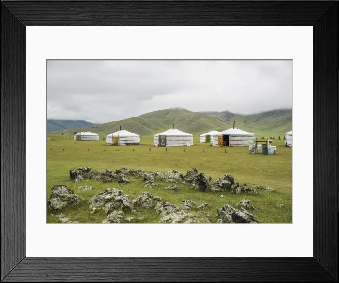 Framed Print : Nomadic family ger camp, Orkhon valley, South Hangay province, Mongolia, Central Asia Framed Print : Nomadic family ger camp, Orkhon valley, South Hangay province, Mongolia, Central Asia