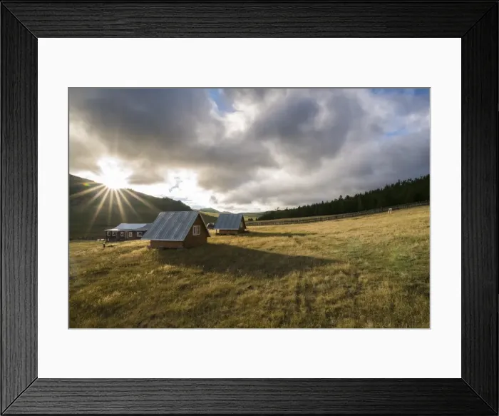 Framed Print : Wooden houses at sunrise, Burentogtokh district, Hovsgol province, Mongolia, Central Asia Framed Print : Wooden houses at sunrise, Burentogtokh district, Hovsgol province, Mongolia, Central Asia