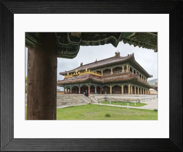Framed Print : Temple in Amarbayasgalant Monastery, Mount Buren-Khaan, Baruunburen district, Selenge province Framed Print : Temple in Amarbayasgalant Monastery, Mount Buren-Khaan, Baruunburen district, Selenge province