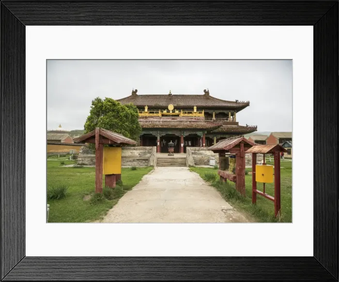 Framed Print : Temple in Amarbayasgalant Monastery, Mount Buren-Khaan, Baruunburen district, Selenge province Framed Print : Temple in Amarbayasgalant Monastery, Mount Buren-Khaan, Baruunburen district, Selenge province