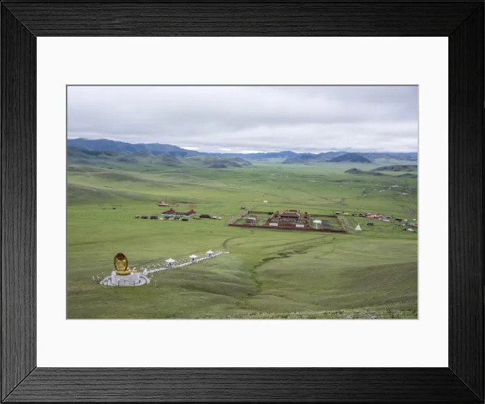 Framed Print : Amarbayasgalant Monastery from above, Mount Buren-Khaan, Baruunburen district, Selenge province Framed Print : Amarbayasgalant Monastery from above, Mount Buren-Khaan, Baruunburen district, Selenge province