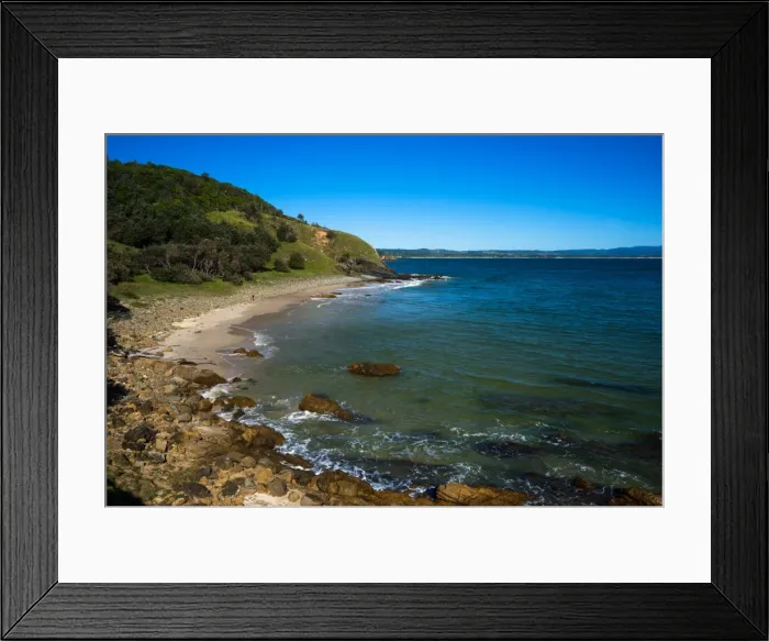 Framed Print : Little Wategos beach at Cape Byron Bay, New South Wales, Australia, Pacific Framed Print : Little Wategos beach at Cape Byron Bay, New South Wales, Australia, Pacific
