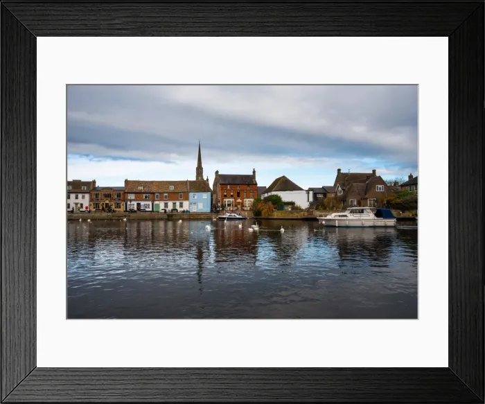 Framed Print : River Great Ouse, St. Ives, Cambridgeshire, England, United Kingdom, Europe Framed Print : River Great Ouse, St. Ives, Cambridgeshire, England, United Kingdom, Europe