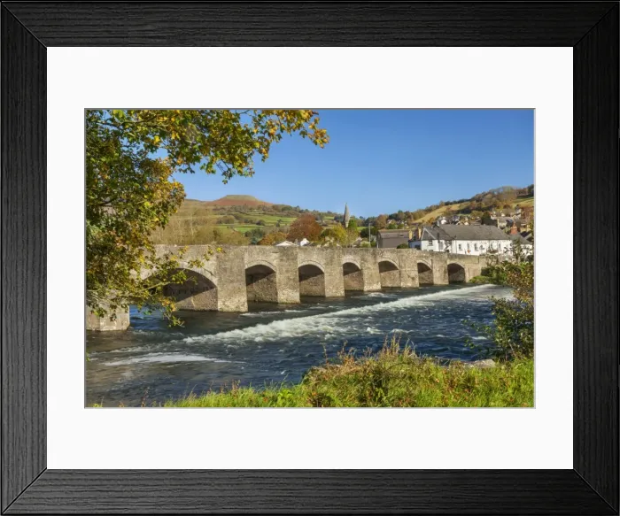 Framed Print : Bridge over River Usk, Crickhowell, Powys, Brecon, Wales, United Kingdom, Europe Framed Print : Bridge over River Usk, Crickhowell, Powys, Brecon, Wales, United Kingdom, Europe