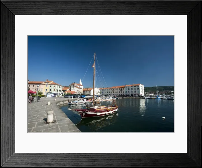 Framed Print : The port of Isola surrounded by the old town, Isola, Slovenia, Europe Framed Print : The port of Isola surrounded by the old town, Isola, Slovenia, Europe
