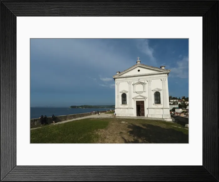 Framed Print : The Church of Saint George, Piran, Slovenia, Europe Framed Print : The Church of Saint George, Piran, Slovenia, Europe