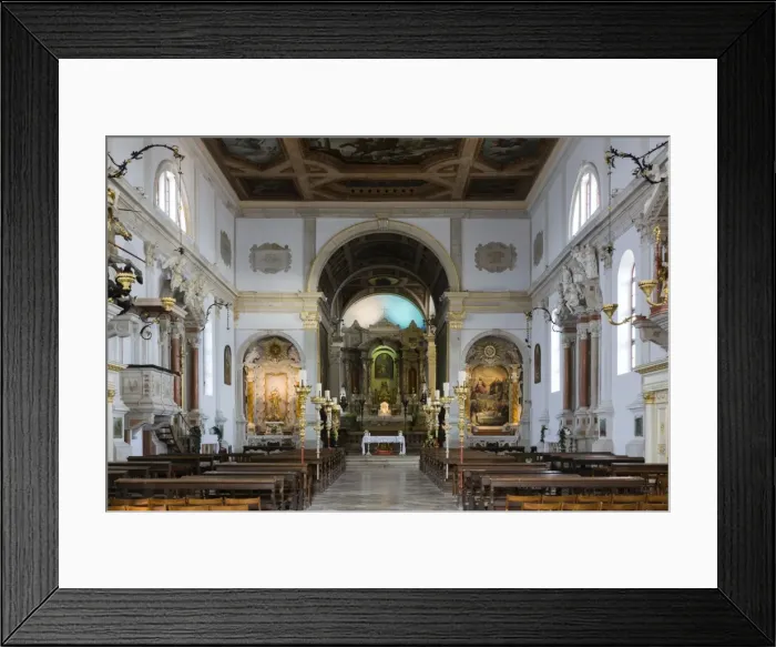 Framed Print : The Church of Saint George, Piran, Slovenia, Europe