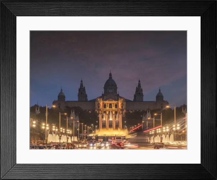 Framed Print : Montjuic, Barcelona, Catalonia, Spain, Europe