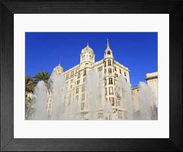Framed Print : Casa Carbonell, Esplanade de Espana, Alicante, Spain, Europe Framed Print : Casa Carbonell, Esplanade de Espana, Alicante, Spain, Europe