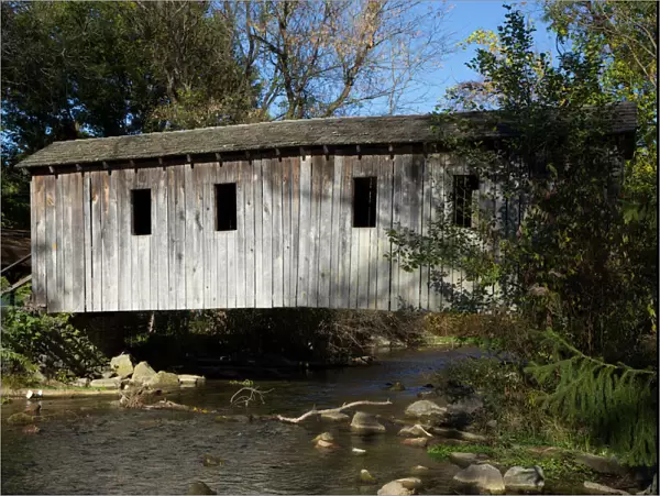 Spring Creek Covered Bridge, State College, Central County, Pennsylvania, United States of America