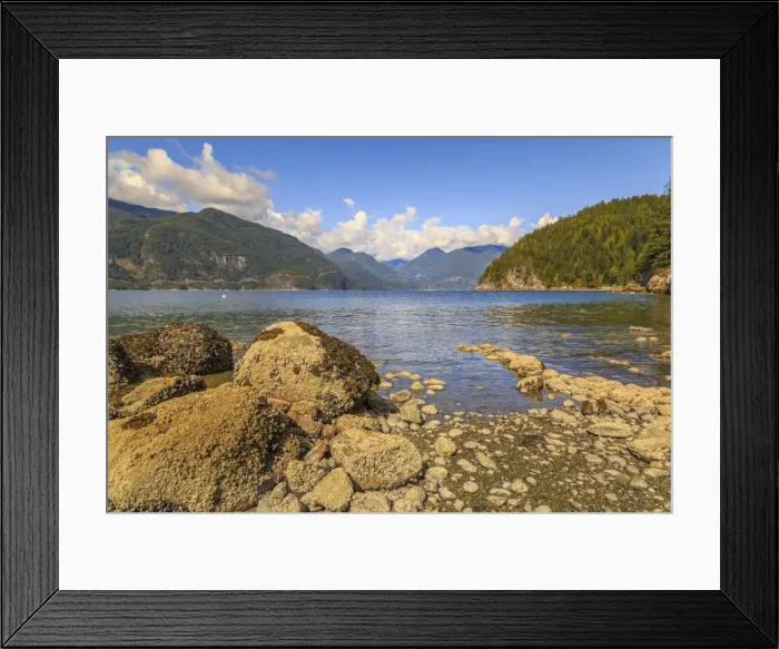 Framed Print : How Sound from Furry Creek off The Sea to Sky Highway near Squamish, British Columbia Framed Print : How Sound from Furry Creek off The Sea to Sky Highway near Squamish, British Columbia