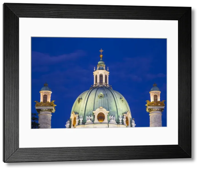 Framed Print : St. Charles Church (Karlskirche), Vienna, Austria, Europe Framed Print : St. Charles Church (Karlskirche), Vienna, Austria, Europe