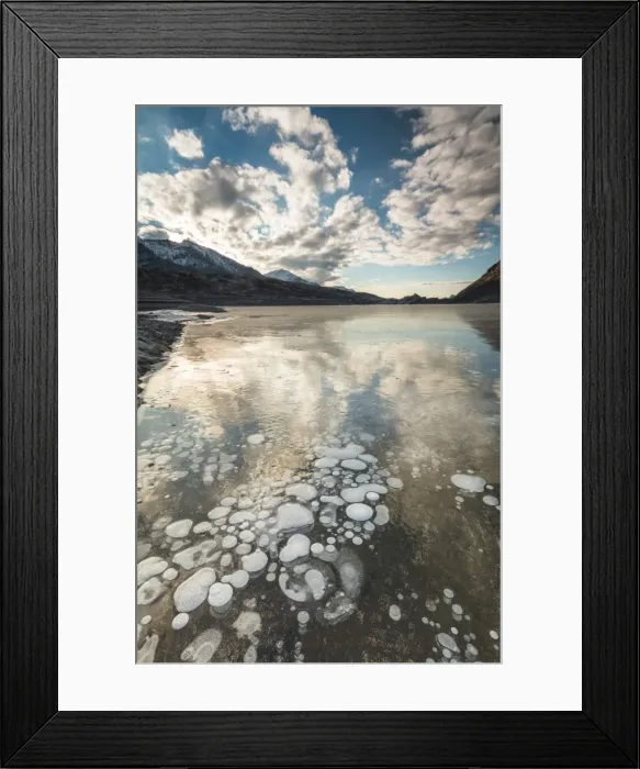 Framed Print : Ice bubbles, Montespluga, Chiavenna Valley, Sondrio province, Valtellina, Lombardy Framed Print : Ice bubbles, Montespluga, Chiavenna Valley, Sondrio province, Valtellina, Lombardy