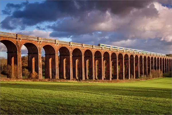 The Ouse Valley Viaduct (Balcombe Viaduct) over the River Ouse in Sussex, England