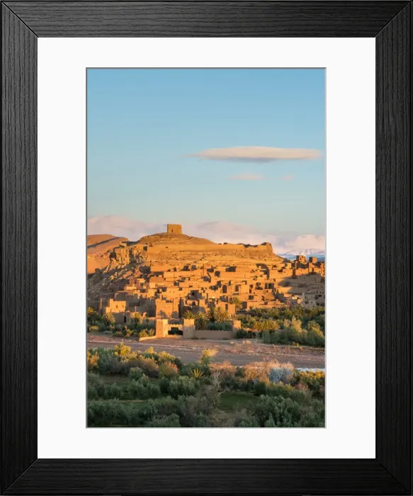 Framed Print : Ksar of Ait Ben Haddou (Ait Benhaddou) at sunrise, UNESCO World Heritage site, Ouarzazate Province Framed Print : Ksar of Ait Ben Haddou (Ait Benhaddou) at sunrise, UNESCO World Heritage site, Ouarzazate Province