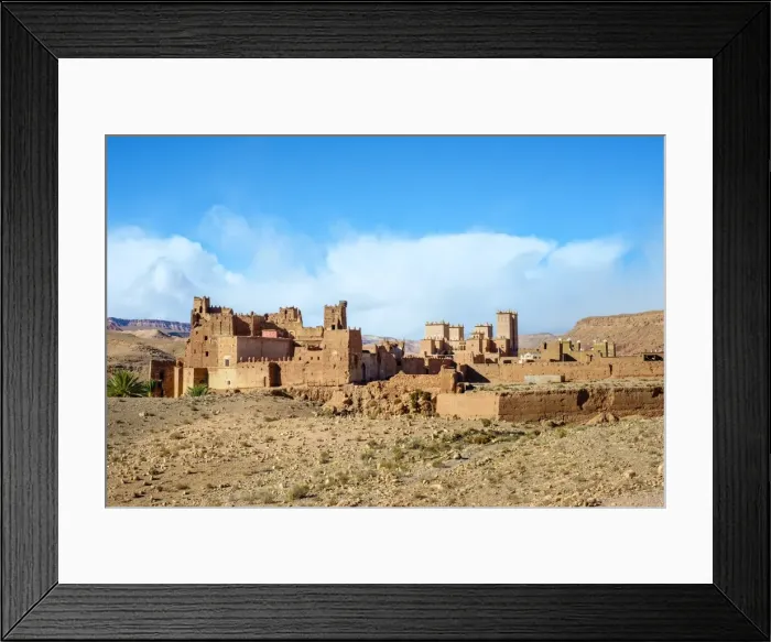 Framed Print : Mud Kasbah buildings at Ksar of Tamedakhte, Ouarzazate Province, Souss-Massa-Draa Framed Print : Mud Kasbah buildings at Ksar of Tamedakhte, Ouarzazate Province, Souss-Massa-Draa