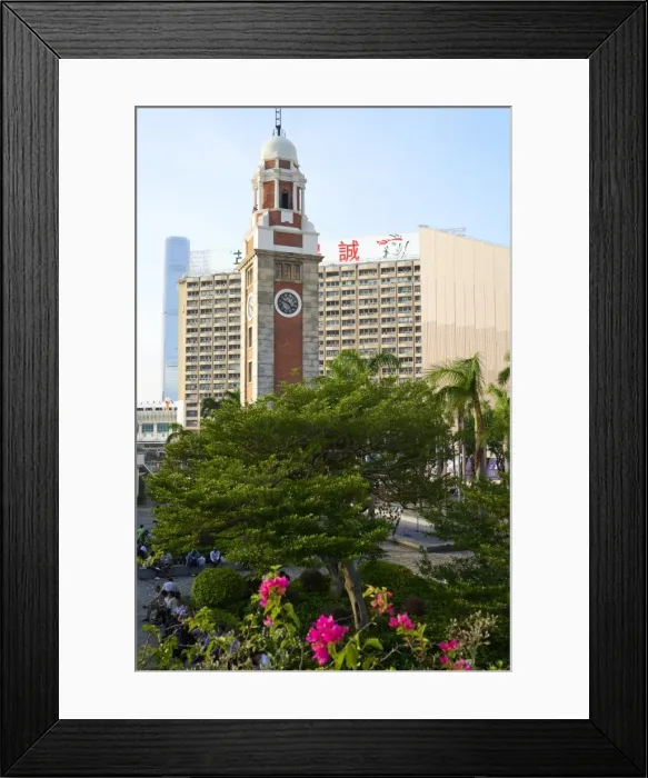 Framed Print : Historic Clock Tower, Tsim Sha Tsui, Kowloon, Hong Kong, China, Asia Framed Print : Historic Clock Tower, Tsim Sha Tsui, Kowloon, Hong Kong, China, Asia