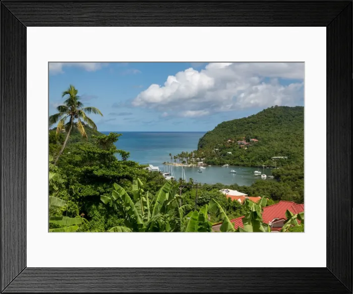 Framed Print : The tropical and very sheltered Marigot Bay, St. Lucia, Windward Islands, West Indies Caribbean Framed Print : The tropical and very sheltered Marigot Bay, St. Lucia, Windward Islands, West Indies Caribbean