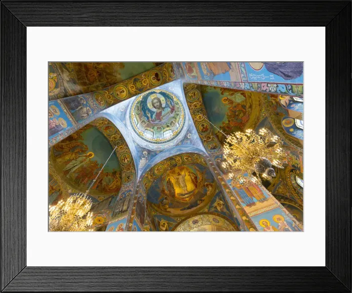 Framed Print : Ceiling of the Church on the Spilled Blood, UNESCO World Heritage Site, St. Petersburg Framed Print : Ceiling of the Church on the Spilled Blood, UNESCO World Heritage Site, St. Petersburg