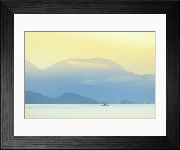 Framed Print : Mountains and sea on the Green Coast, Rio de Janeiro state, Brazil, South America Framed Print : Mountains and sea on the Green Coast, Rio de Janeiro state, Brazil, South America