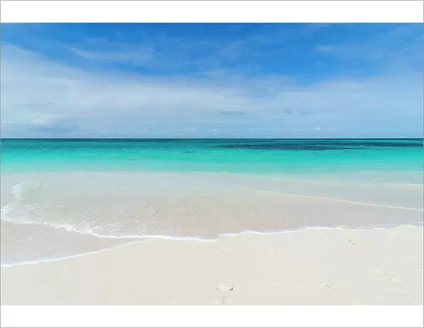 Turquoise waters and whites sand on the world class Shoal Bay East beach, Anguilla
