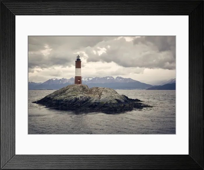 Framed Print : Les Eclaireurs lighthouse, Tierra del Fuego, Argentina, South America Framed Print : Les Eclaireurs lighthouse, Tierra del Fuego, Argentina, South America