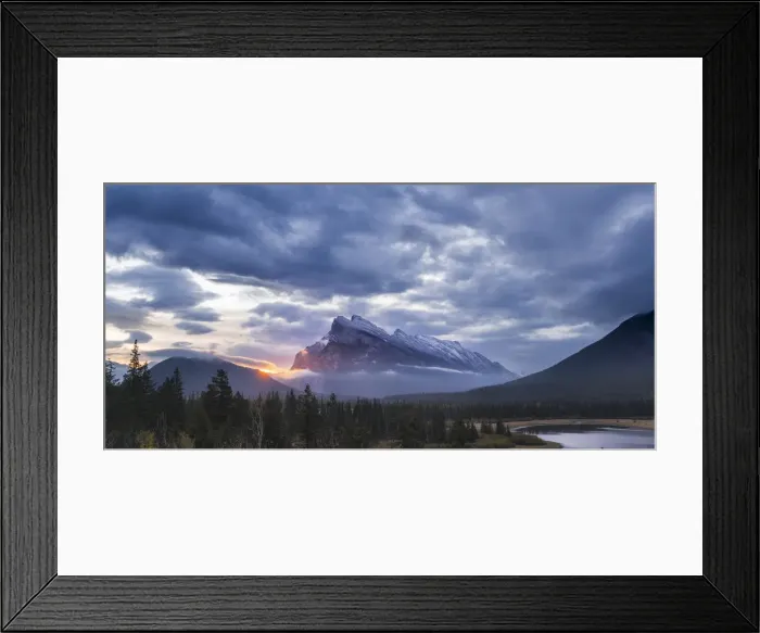 Framed Print : Vermilion Lakes sunrise, Banff National Park, UNESCO World Heritage Site, Canadian Rockies Framed Print : Vermilion Lakes sunrise, Banff National Park, UNESCO World Heritage Site, Canadian Rockies