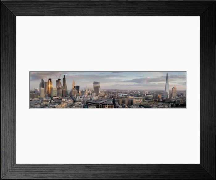 Framed Print : City panorama from St. Pauls, City of London, London, England, United Kingdom, Europe