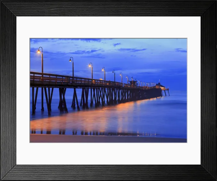 Framed Print : Imperial Beach Pier, San Diego, California, United States of America, North America Framed Print : Imperial Beach Pier, San Diego, California, United States of America, North America