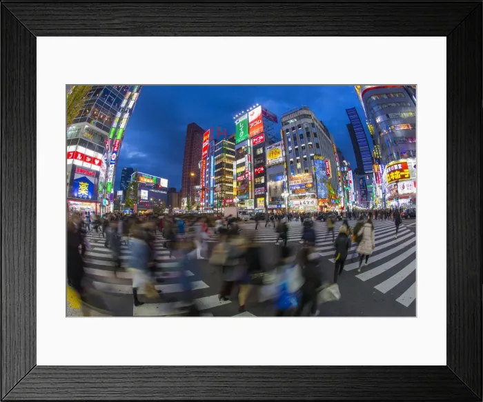 Framed Print : Kabukicho entertainment district illuminated at dusk, Shinjuku, Tokyo, Japan, Asia Framed Print : Kabukicho entertainment district illuminated at dusk, Shinjuku, Tokyo, Japan, Asia