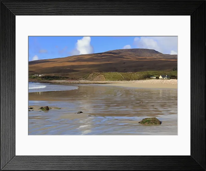 Framed Print : Mulranny Beach on Clew Bay, County Mayo, Connaught (Connacht), Republic of Ireland