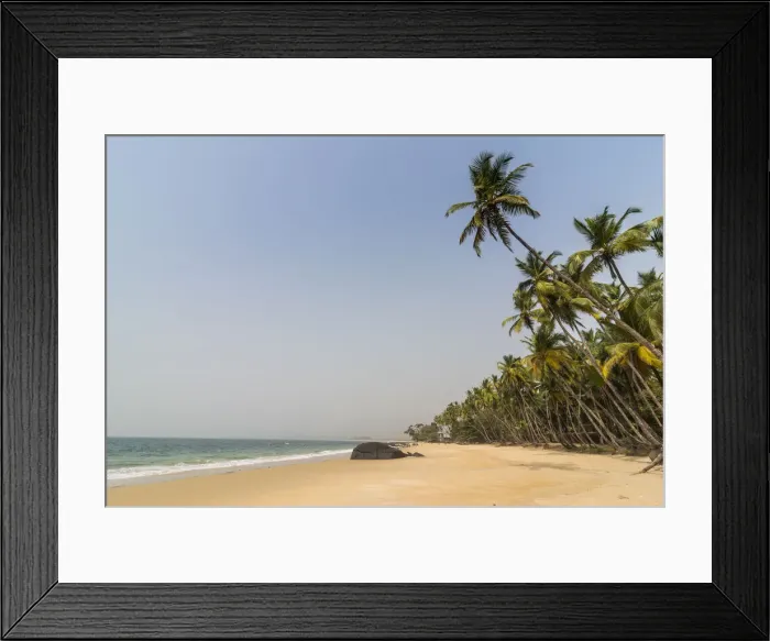 Framed Print : Pretty Bukeh Beach, Sierra Leone, West Africa, Africa Framed Print : Pretty Bukeh Beach, Sierra Leone, West Africa, Africa