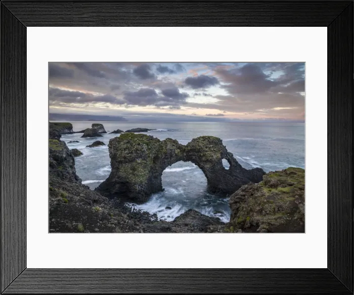 Framed Print : Rock formations, Arnarstapi, Snaefellsnes Peninsula, Iceland, Polar Regions Framed Print : Rock formations, Arnarstapi, Snaefellsnes Peninsula, Iceland, Polar Regions