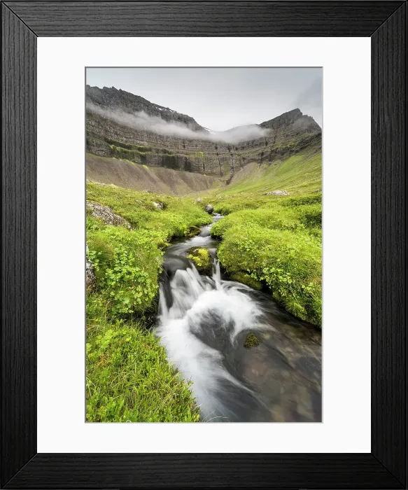 Framed Print : Selardarlur, Westfjords, Iceland, Polar Regions Framed Print : Selardarlur, Westfjords, Iceland, Polar Regions