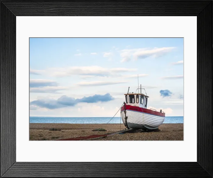 Framed Print : Fishing boat on Dungeness Beach, Kent, England, United Kingdom, Europe Framed Print : Fishing boat on Dungeness Beach, Kent, England, United Kingdom, Europe