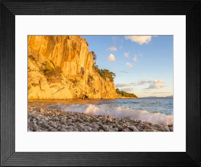 Framed Print : Nugal Beach near Makarska at sunset, Croatia, Europe Framed Print : Nugal Beach near Makarska at sunset, Croatia, Europe