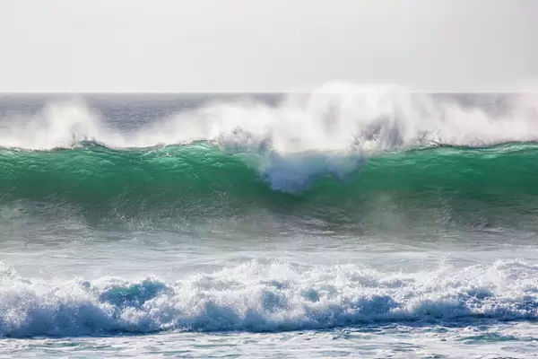 Dramatic waves off the coast at El Cotillo on the volcanic island of Fuerteventura