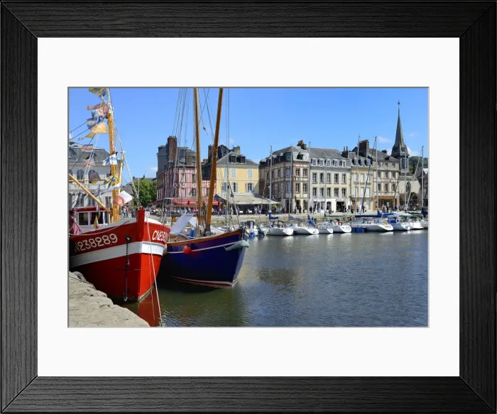 Framed Print : The Vieux Bassin (Old Harbour) and St. Catherines Quay, Honfleur, Calvados, Basse Normandie Framed Print : The Vieux Bassin (Old Harbour) and St. Catherines Quay, Honfleur, Calvados, Basse Normandie