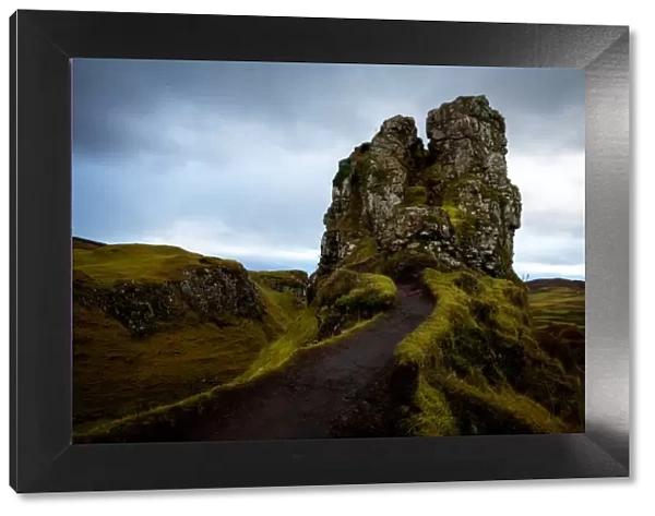 The Castle, Fairy Glen, Isle of Skye, Inner Hebrides, Scotland, United Kingdom, Europe