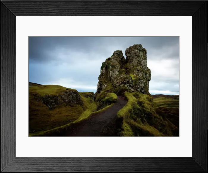 Framed Print : The Castle, Fairy Glen, Isle of Skye, Inner Hebrides, Scotland, United Kingdom, Europe Framed Print : The Castle, Fairy Glen, Isle of Skye, Inner Hebrides, Scotland, United Kingdom, Europe