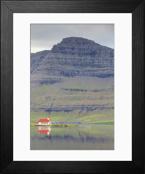Framed Print : Church in Hvannasund, Vidoy Island, Faroe Islands, Denmark, Europe Framed Print : Church in Hvannasund, Vidoy Island, Faroe Islands, Denmark, Europe