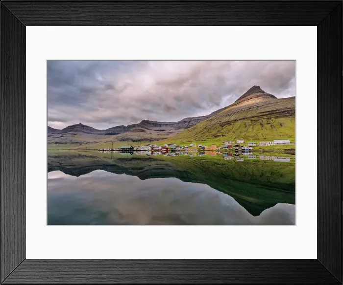 Framed Print : Village of Norddepil, Bordoy Island, Faroe Islands, Denmark, Europe Framed Print : Village of Norddepil, Bordoy Island, Faroe Islands, Denmark, Europe