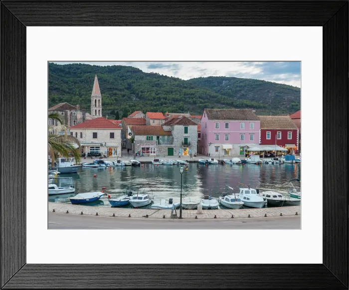 Framed Print : The old town of Stari Grad on Hvar Island, Croatia, Europe Framed Print : The old town of Stari Grad on Hvar Island, Croatia, Europe